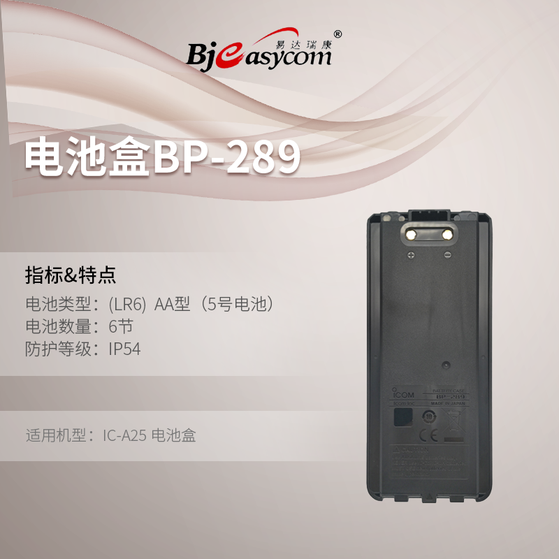 ICOM ĽՌvCIC-A25늳غпɷAA늳ʹBP-289